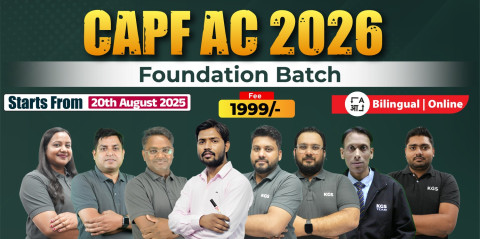 CAPF AC 2026  Foundation Batch