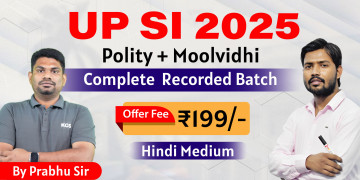 UP SI (Moolvidhi + Polity) Batch Recorded